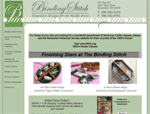 Tablet Screenshot of bindingstitch.com